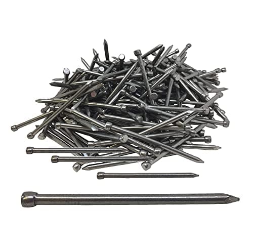 Image of TERF® 50mm X 3.0mm Bright Finish Round Lost Head Nails 50mm (2 inch) X 3.0mm Lost Head Nails For Soft and Harboard Cabinet and Joinery Work Furniture Craft and General Purpose Use - Pack of 100