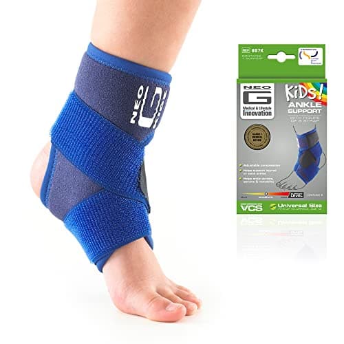 Image of Neo-G Ankle Support for Kids – Child Ankle Brace for Strains, Sprains, Instability, Juvenile Arthritis - Kids Ankle Support for Gymnastics, Sports - Adjustable Compression - Class 1 Medical Device