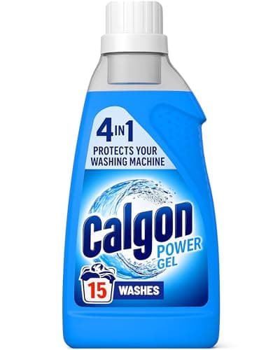 Image of Calgon 4-in-1 Washing Machine Cleaner and Water Softener Gel 750 ml, Removes Limescale, Residue, Dirt, Rust & Malodours, Deep Clean