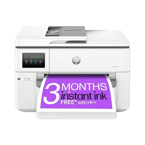 Image of HP OfficeJet Pro 9730e All-in-One Printer | Colour | for Small Office | Wireless | Print, Scan, Copy, ADF | Up To A3 | 2 Tray | 3 Months of free Instant Ink