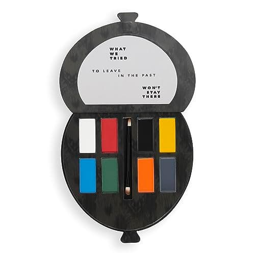 Image of Makeup Revolution X IT Clown Artist Paint Set, 8 Pigmented Eye and Face Paints With Brush