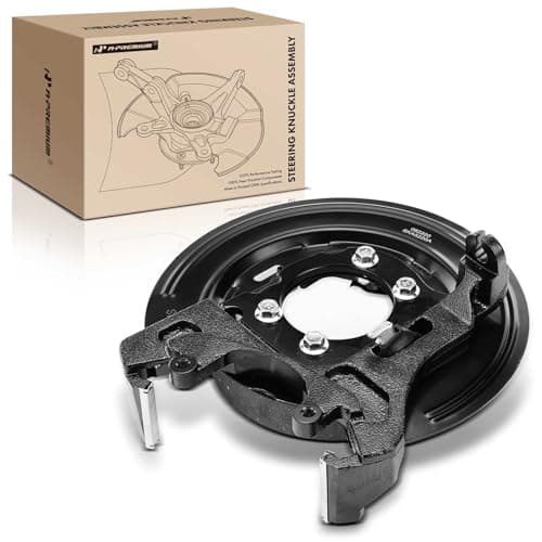 Image of A-Premium Rear Disc Brake Backing Plate Compatible with Ford Explorer 1995-2003, Right Passenger Side