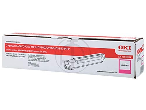 Image of OKI C 9800 HDN (42918914) - original - Toner magenta - 15.000 Pages