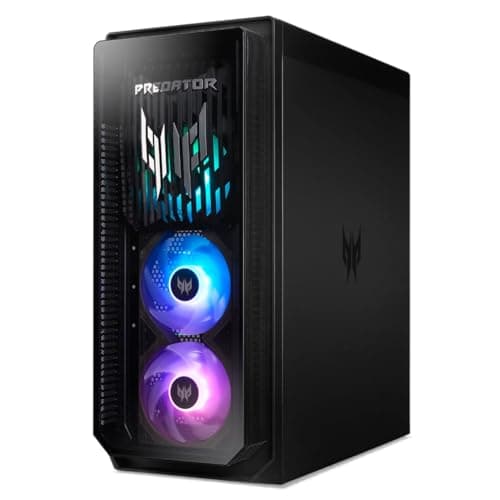 Image of acer Predator Orion 7000 PO7-660 Gaming Desktop PC (Intel Core Ultra 9 285K 24-Core CPU | 32GB DDR5-6000MHz SDRAM | 2TB PCIe NVMe SSD | Nvidia GeForce RTX 5090 | Windows 11) - Black