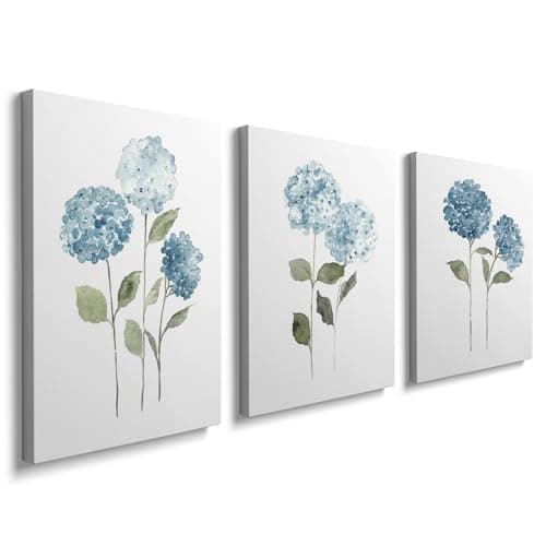 Image of prinfantasy 3 Panels Aesthetic Room Decor Canvas Flowers Hall Pictures for Walls Art Prints Floral Paintings Artwork 30x40cm YH1605