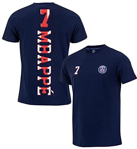 Image of Paris Saint - Germain Kylian MBAPPE Children's T-Shirt - Official Collection - Size 12 Years, Blue