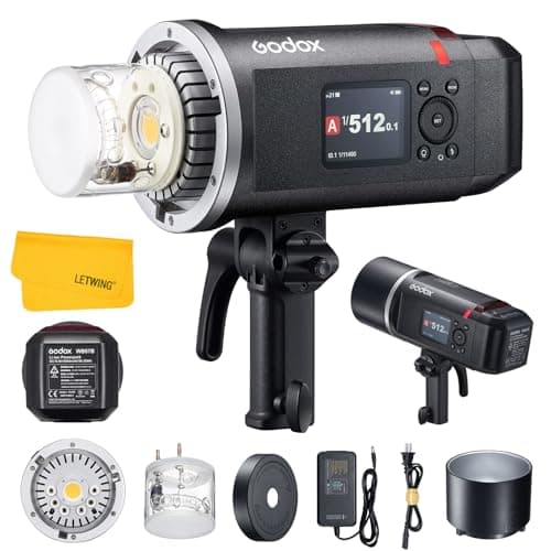 Image of Godox AD600BM II AD600 BM II Flash Strobe, 600Ws HSS 1/8000s Outdoor Flash Photography Light Speedlite, 0.01s-1.9s Recycle Time, 8940mAh Li-ion Battery Bowens Mount Flash Light Monolight