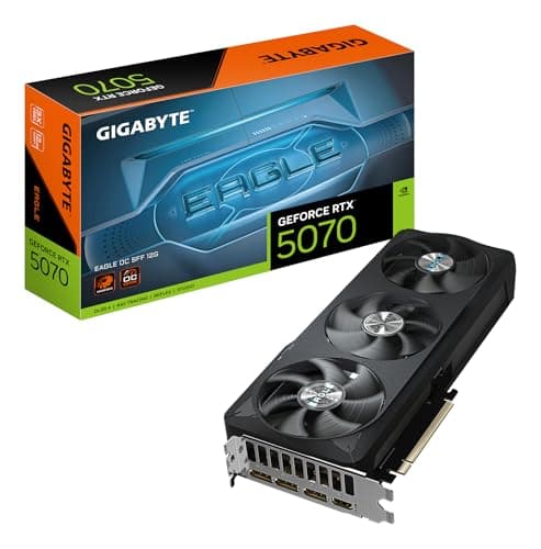 Image of Gigabyte GeForce RTX 5070 Eagle OC SFF 12G Graphics Card - 12GB GDDR7, 192 Bit, PCI-E 5.0, 2587 MHz Core Clock, 3 x DP 2.1a, 1 x HDMI 2.1b, NVIDIA DLSS 4, GV-N5070GAMING OC-12GD