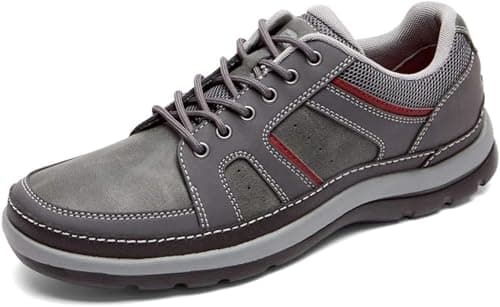 Image of Rockport Men's Get Your Kicks Mudguard Blucher Oxford, Castlerock Grey, 10 UK