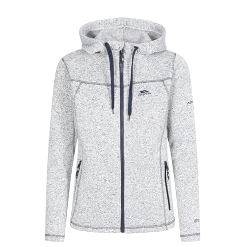 Image of Trespass Womens Odelia Fleece Hoodie Jacket–Full Zip, Long Sleeve–Perfect for Walking, Travelling, Outdoor Sport, Hiking, and Comfortable Casual Wear.