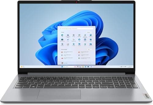 Image of Lenovo IdeaPad 1 | 15 inch Full HD Laptop | Intel Celeron N4500 | 4GB RAM | 128GB eMMC | Windows 11 Home in S mode | Microsoft 365 Personal | Cloud Grey