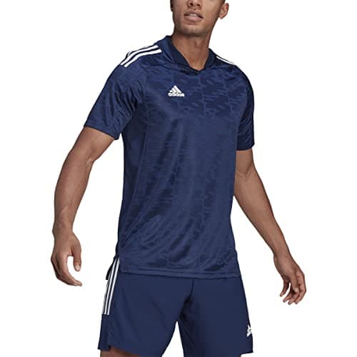 Image of Adidas Mens Condivo 21 Jersey, Team Navy Blue/White (Primeblue), Large