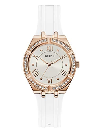 Image of Guess Women Analog Quartz Watch with Silicone Strap GW0034L2