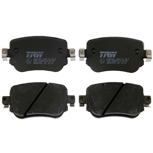 Image of TRW GDB2042 Brake Pad Set of 4 for Audi A1 (8X1, 8XK) 2010-2018 Rear Axle and other vehicles