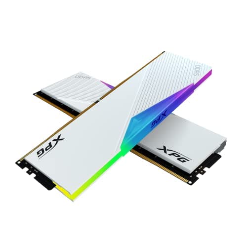 Image of XPG Lancer RGB DDR5 6400MHz 32GB (2x16GB) CL32 UDIMM 288-Pins Desktop SDRAM DDR5 Dual Channel RAM Heatsink Kit White (AX5U6400C3216G-DCLARWH)