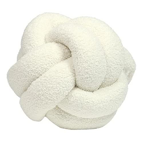 Image of furn. Boucle Knot Cushion, Ecru, 30 x 30cmBOUCLE/RF/ECR