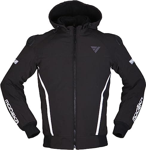 Image of Modeka Clarke Sport Motorcycle Jacket Black/White M