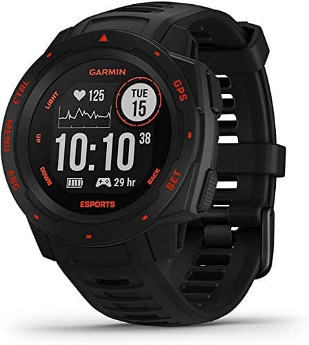 Image of Garmin Instinct, Rugged GPS Smartwatch, Esports Edition for Esports Athletes, Black