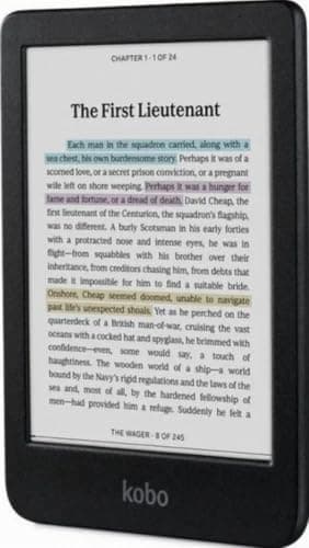Image of Kobo Clara Colour | Colour eReader | 6" Glare-Free Colour and Ink Kaleido 3 Display | Dark Mode Option | Waterproof | Audiobooks | 16GB of Storage (Black)