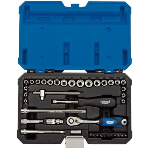 Image of Draper 40 Piece 1/4" Drive Hex Socket Set Metric and Imperial