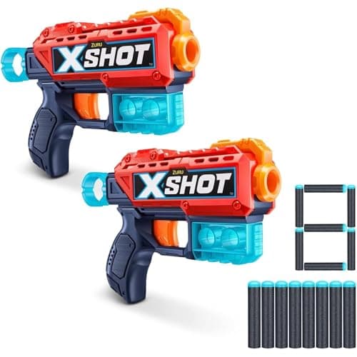 Image of Zuru XSHOT Foam Dart Blaster's (Excel Kickback Twin Pack)