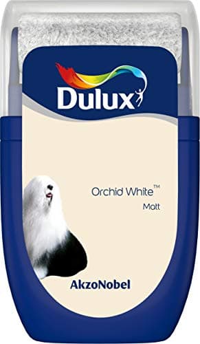 Image of Dulux Walls and Ceilings Tester Paint, Orchid White, 30 ml