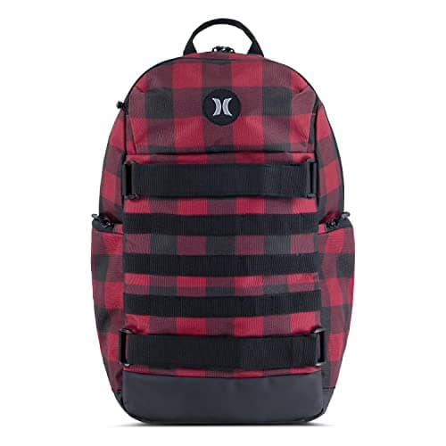 Image of Hurley Mens' One and Only Skateboard Backpack, Rhythmic Red, One Size, One and Only Skateboard Backpack