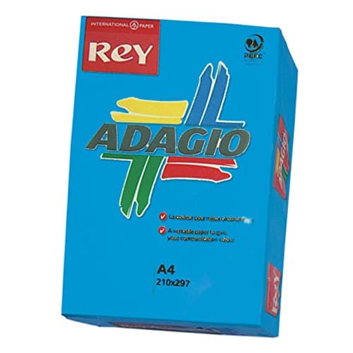 Image of Rey Adagio A4 80gsm Deep Blue Paper - 1 Ream (500 Sheets)