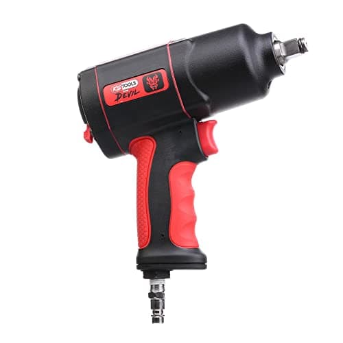 Image of KS Tools 515.1200 1/2-inch Mini Impact Wrench Includes Exhaust Hose Assembly