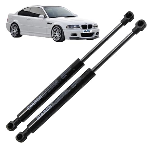 Image of BIAREN 2x Rear Tailgate Boot Gas Struts For BMW 3 Series E46 Saloon Coupe 1998-2006 Lift Support System 320 (N) 350 MM 51244212802 51248220075