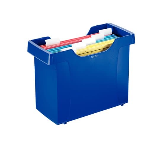 Image of Leitz Suspension Filing Unit, A4, Holds Up to 20 Suspension Files, Blue, Plus Range, 19930035