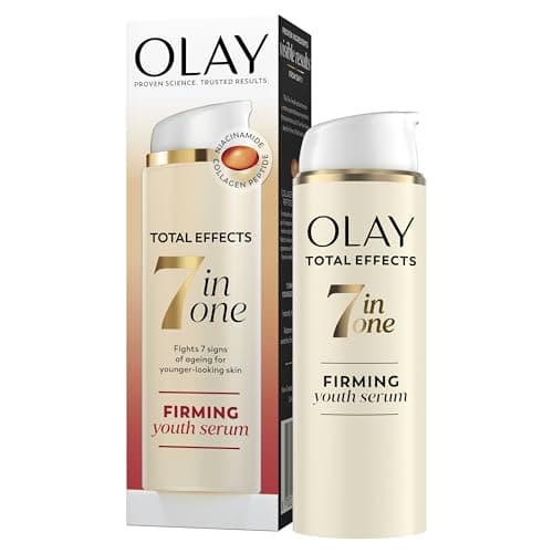Image of Olay Total Effects 7 in 1 Firming Youth Serum – Anti-Ageing Face Serum with Niacinamide & Collagen Peptide - Fight 7 Signs of Ageing for Younger-Looking Skin - 50ml