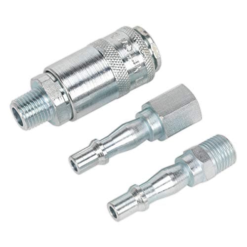 Image of Sealey Ac60 Air Tool Coupling Kit 1/4Bsp