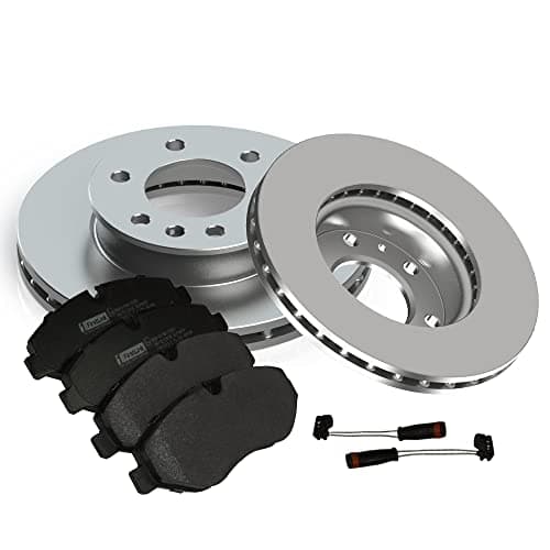Image of Firstlink Front Brake Discs & Pads fits for VW Crafter CR 30 35 50 2006-2017, Mercedes Sprinter 211 213 214 216, 310 311 313 314 315 316 318, 413 416 419, 511 513 514 515 516 519 Year 2006 on
