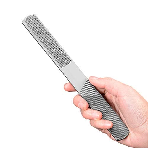 Image of YankMooM Half Round Flat Rasp 4 in 1 Carbon Steel Wood Rasp for Shaping Wood Leather Plastic Metal Tools,Wood Carving Files Rasp (8''/200mm)