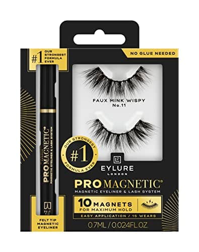 Image of Eylure Luxe Pro Magnetic 10 Magnets Wispy False Lashes