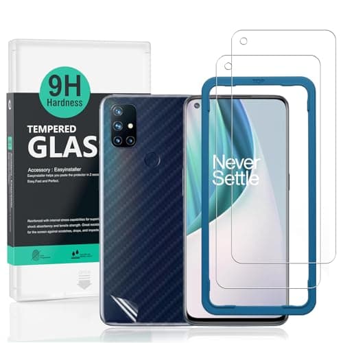Image of Ibywind Screen Protector For OnePlus Nord N10 5G[2 Pack],9H Hardness Tempered Glass,Easy to Install