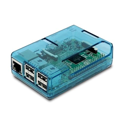 Image of SB Components Premium Blue Case for Raspberry Pi 3 B+, 3, 2B Protective Raspberry Pi Case Cover