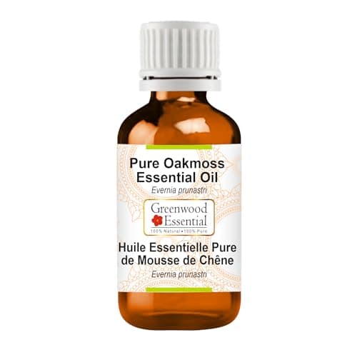 Image of Greenwood Essential Pure Oakmoss Essential Oil (Evernia prunastri) Steam Distilled Natural Therapeutic Grade 5ml (0.16 oz)
