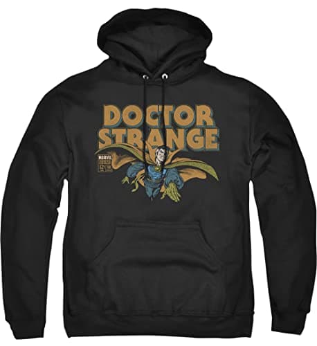 Image of Cotton Soul Marvel Dr Strange Mens Hoodie, Black, XXL