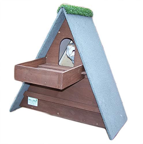 Image of Barn Owl Nest Box With Shelf (Dark Brown)