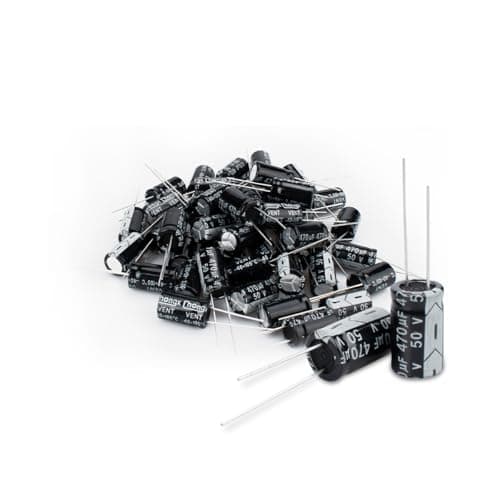 Image of Innfeeltech 50 Pcs Electrolytic Capacitor 470uF 50V Aluminum Radial Electrolytic Capacitors