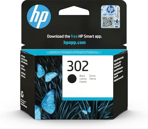 Image of HP 302 Black Ink Cartridge - F6U66AE - HP ENVY 4520 4527 4524 4523 OfficeJet 3835 3830 3831 4650 5230 DeskJet 1110 2130 3630 - Recycling Pack Included