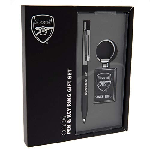 Image of Arsenal Fc Collectors Gift Pack Pen & Keyring Set