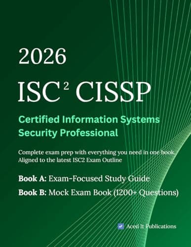 Image of CISSP Certified Information Systems Security Professional Complete Study Guide and Practice: Exam-Focused Review of All 8 Domains + 10 Full-Length ... Questions | Aligned to the ISC2 Outline