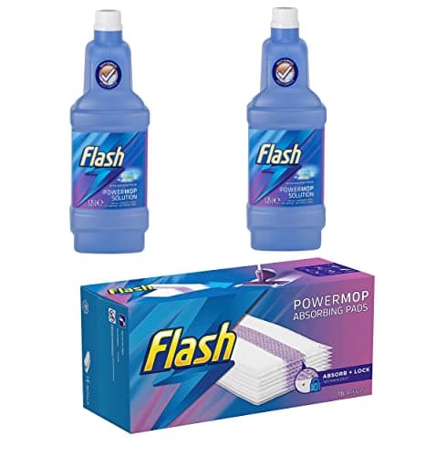 Image of Flash powermop refils bundle - 2 x bottles + 1 x pad