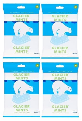 Image of Europe Centre - Sweets Bags bulk Bundles Hard Boiled Glacier Mints (800g Total) (4 Bags x 200g)