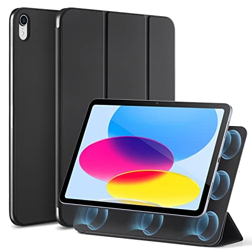 Image of ESR for ipad (A16) 11th generation case 2025, iPad 10th Generation Case 2022, Convenient Magnetic Attachment, Two-Way Trifold Stand, Lightweight Protection, Auto Sleep/Wake, Silky-Smooth Cover, Black