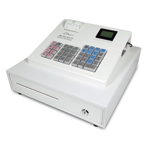 Image of CRG XA137 Basic Cash Register Till White. Ideal for Retail. Simple to Setup and Operate.