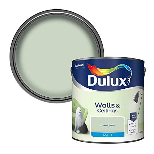 Image of Dulux Matt Emulsion Paint For Walls And Ceilings - Willow Tree 2.5 Litres